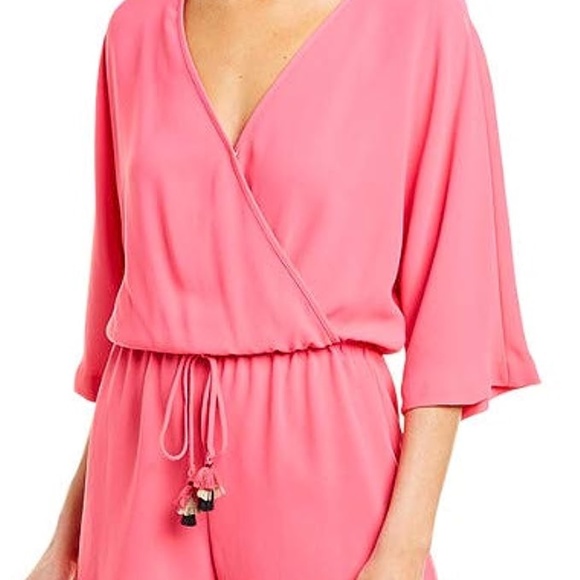 *NWT*Trina Turk* Womens Tori Drawstring Waist Romper*Beach - Picture 1 of 5